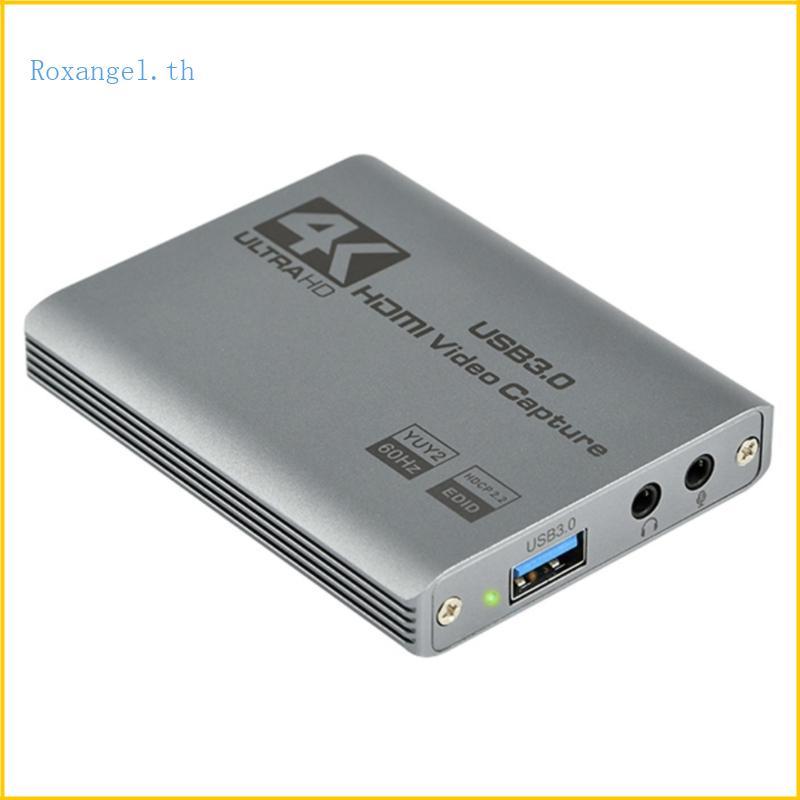 ROX USB 3 0 ถึง HDTV Cable Adapter Converters Video Capture Card Adapter สาย PC