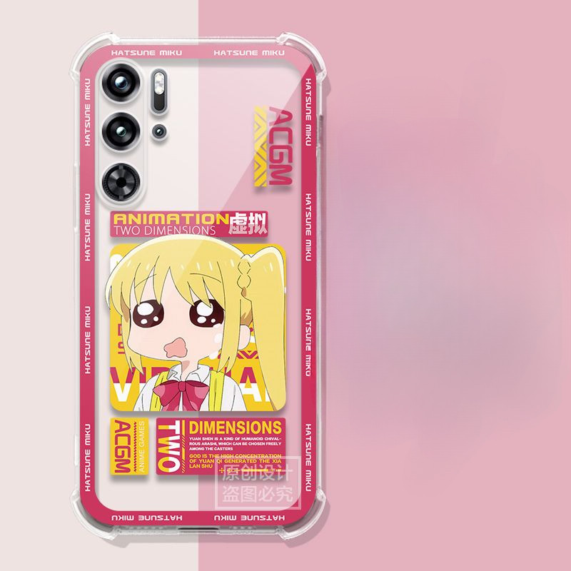 สําหรับเคสโทรศัพท์ RedMagic 9sPro 9sPro + เคสป้องกัน Lonely Rock 8/7/6sPro โปร่งใสบางเฉียบ