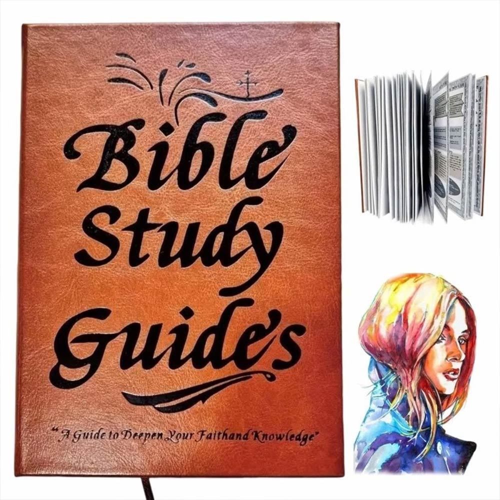 Vintage Scripture Bible Study Journal Guided Q&A Journal with Basic Theology Notes for Church Bible Studies