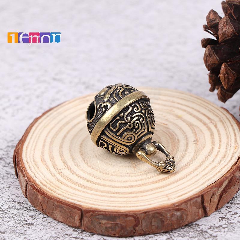 [Lemon] Brass Drop Bell Chinese Good Lu Tinkle Bell Charm สําหรับสร้อยข้อมือและกําไลข้อเท้าใหม่