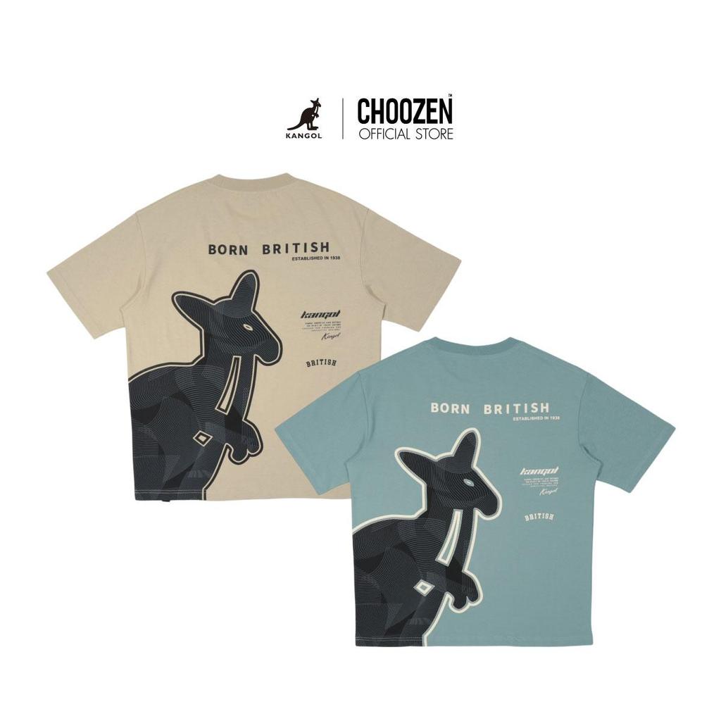 KANGOL T-Shirt เสื้อยืด ทรงโอเวอร์ไซซ์ Unisex มีลาย Kangol 64556020