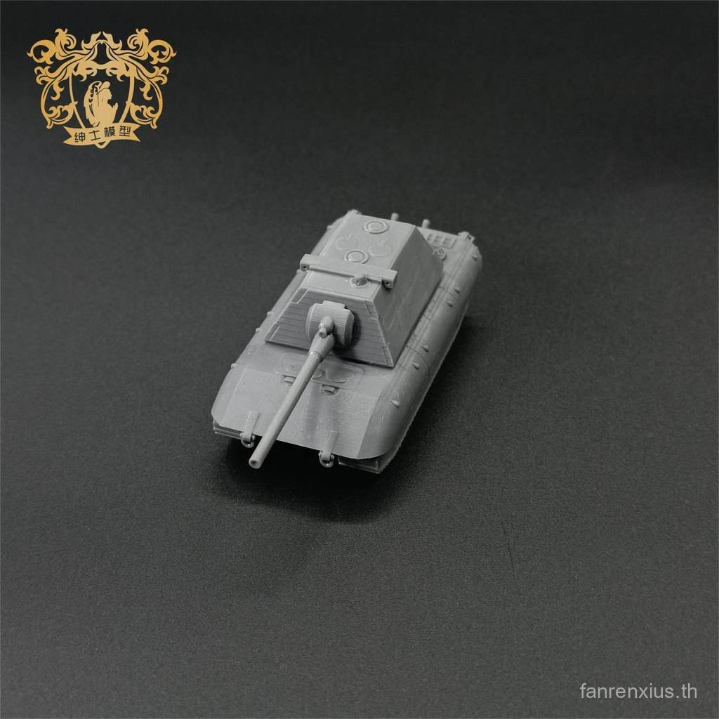 กลุ่มธรรมดา E-100 Heavy Tank A Turret 12.8cm1/144 Scale Tank Model รุ่นการพิมพ์ 3D