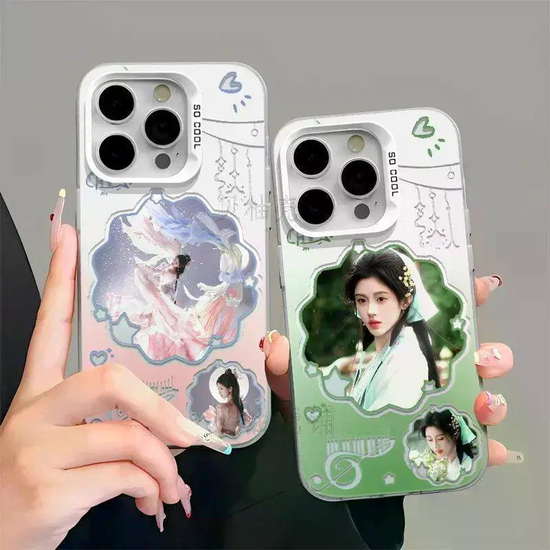 2026 ล่าสุด Ju Jingyi Yue Scale Qiji รุ่น Q สินค้าสีสันเงินสําหรับ Iphone 17 16 15 14 Pro Max 13 12 