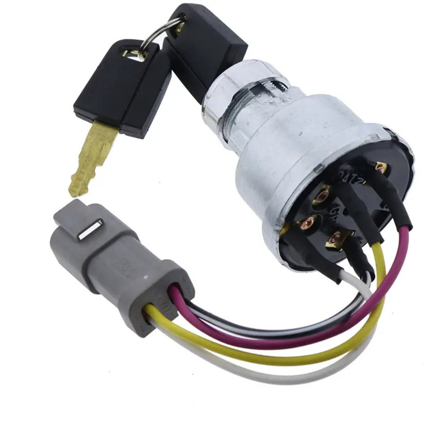 สวิตช์จุดระเบิดเหมาะกับ CAT พร้อม 2X 5P8500 คีย์ 142-8858