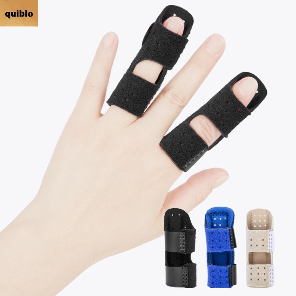 QUIBLO Support สำหรับนิ้วโป้ง ทำจากผ้าอลูมิเนียมและผ้าพันแผล มีหลายสีให้เลือก ดำ นู้ด และเทา เพื่อเส