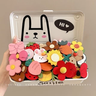 กิ๊บติดผมเด็กแบบเหนียว Velcro น่ารัก