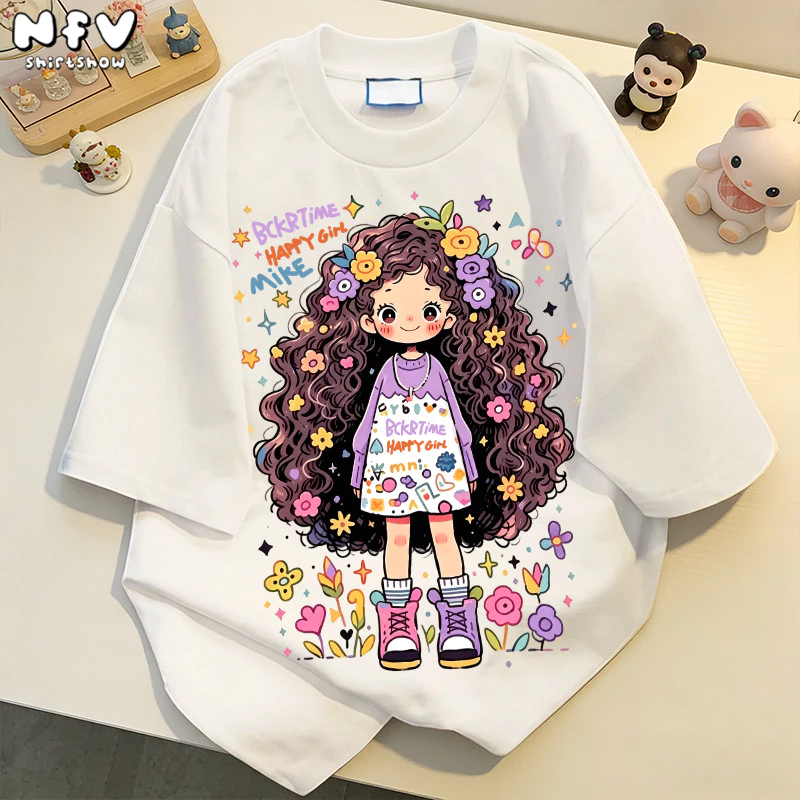 【จัดส่งตลอด 24 ชั่วโมง】NFV พร้อมส่ง🎨พาทิค เสื้อยืดทรงหลวมฤดูร้อน ใส่สบาย ระบายอากาศ YG5379