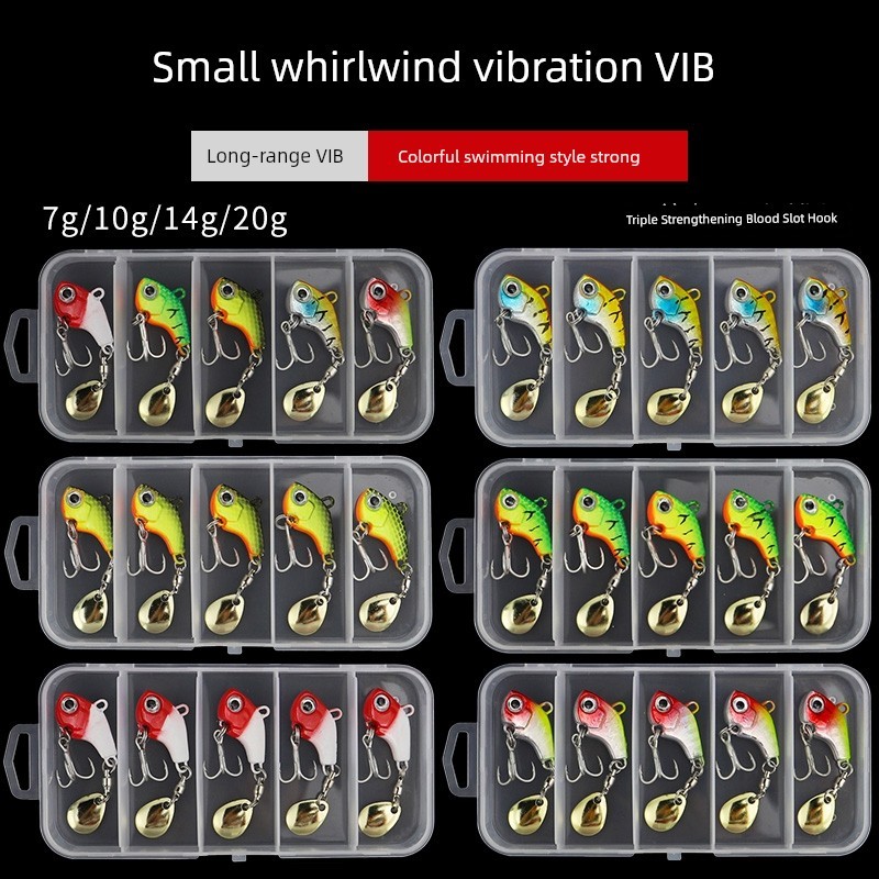 เหยื่อตกปลา เหยื่อยาง เหยื่อล่อ Vib Spoon Type สำหรับตกปลาบนผิวน้ำ
