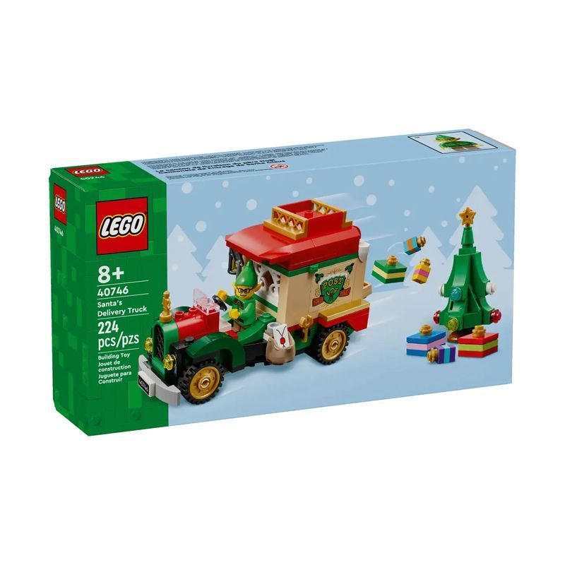 [รับประกันของแท้] LEGO (LEGO) Building Blocks Creative Variety Series 40746 Santas Transporter ybl26