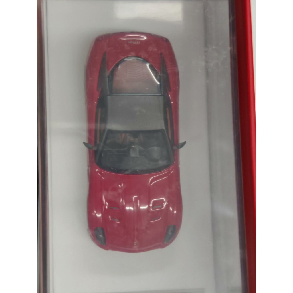 DMH 1: 64 Ferrari 599 GTO สีแดง Supercar จําลองรถเรซิ่นยี่ห้อใหม่