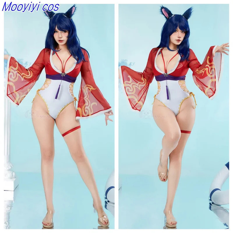 Mn Newly Ahri Cosplay costume Halloween Christmas Role Playing Party Comic Exhibition Game Anime LOL
