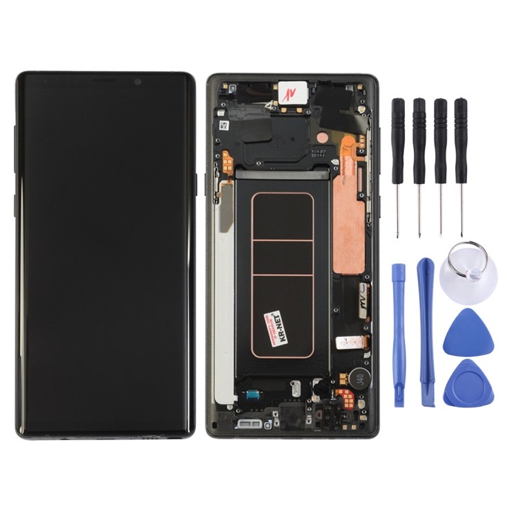 โรงงานขายตรงหน้าจอ LCD และ Digitizer Full Assembly พร้อมกรอบสําหรับ Galaxy Note9 / N960A / N960F / N