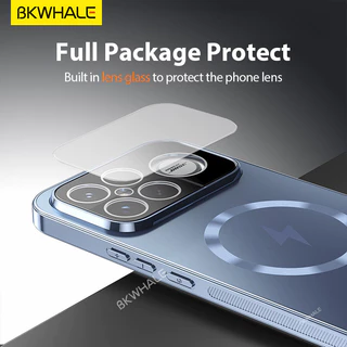 BKWHALE เคสโทรศัพท์แม่เหล็กสําหรับXiaomi 17T 15T 14T Pro MI 17 Pro Max Mi 15 14 Poco F8 Ultra Redmi K90 Pro MaxบางMatteปกหลังกันกระแทกปลอก