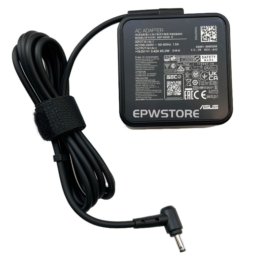 19V 3.42A 65W AC Adapter Charger สําหรับ Asus X513EA F513EA K513EQ S533E 4.5*1.35 มม.