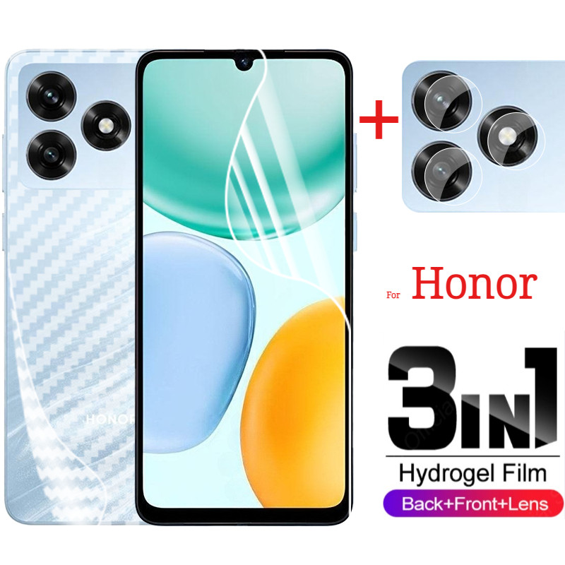 สําหรับ HonorX5DPlus 2026 3in1 ด้านหน้าปกหลังป้องกันฟิล์มHydrogelสําหรับHonor X5D Plus honorx5d X5 D