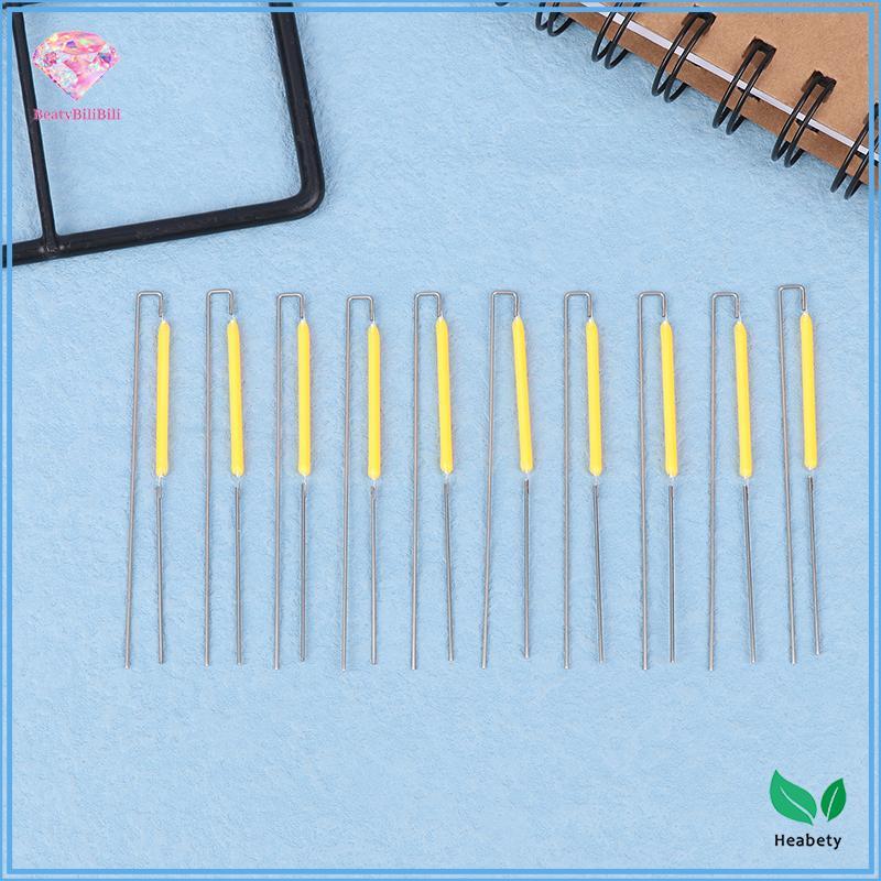 Heabety 10 ชิ้น 3 โวลต์ 30 มิลลิเมตร Led Filament หลอดไฟชิ้นส่วนเซรามิค Spot เชื่อมเส้นใยโคมไฟลวด LED ไดโอดบางส่วนหลอดไฟชิปอะไหล่ใหม่