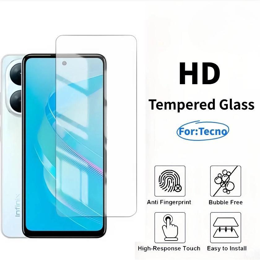 2 ชิ้นฟิล์มกระจกนิรภัยเหมาะสําหรับ Tecno Spark Go 3 1S 2 2024 2023 40 30C 20 10C Pro Pova 7 6 5 4 3 