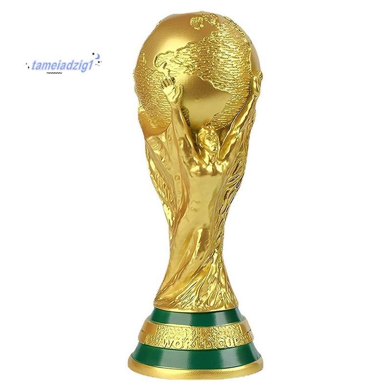 ลูกฟุตบอล 2022 ถ้วยรางวัลกาตาร์ปี 2022 ของที่ระลึกโมเดลถ้วยเรซินชุบทองเต็ม