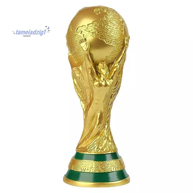 ลูกฟุตบอล 2022 ถ้วยรางวัลกาตาร์ปี 2022 ของที่ระลึกโมเดลถ้วยเรซินชุบทองเต็ม