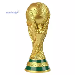 ลูกฟุตบอล 2022 ถ้วยรางวัลกาตาร์ปี 2022 ของที่ระลึกโมเดลถ้วยเรซินชุบทองเต็ม