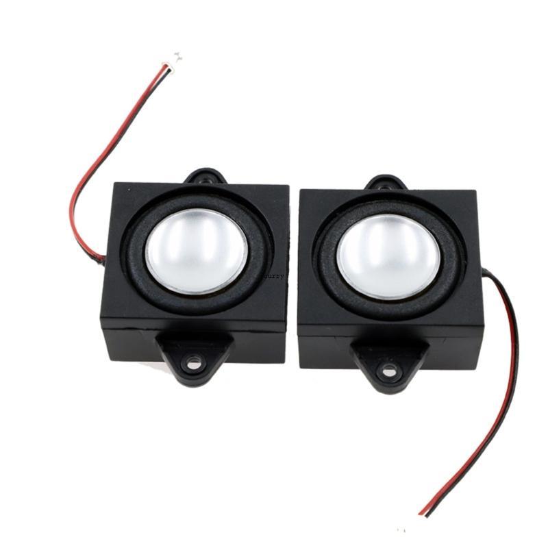 CUY 2PCS 4Ohm 5Watt ลําโพง 4ohm 5W Loundspeaker ลําโพง 2Pin Terminals