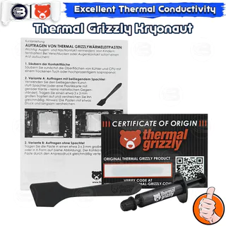 [CoolBlasterThai] THERMAL GRIZZLY KRYONAUT 1g.Thermal compound (ซิลิโคนนำความร้อน)