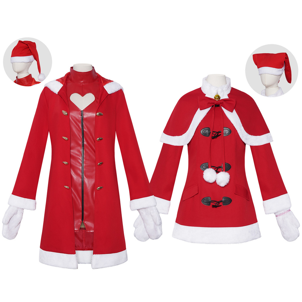Evangelion cosplay costume Asuka Ayanami Rei Christmas edition cosplay anime 2D role-playing costume