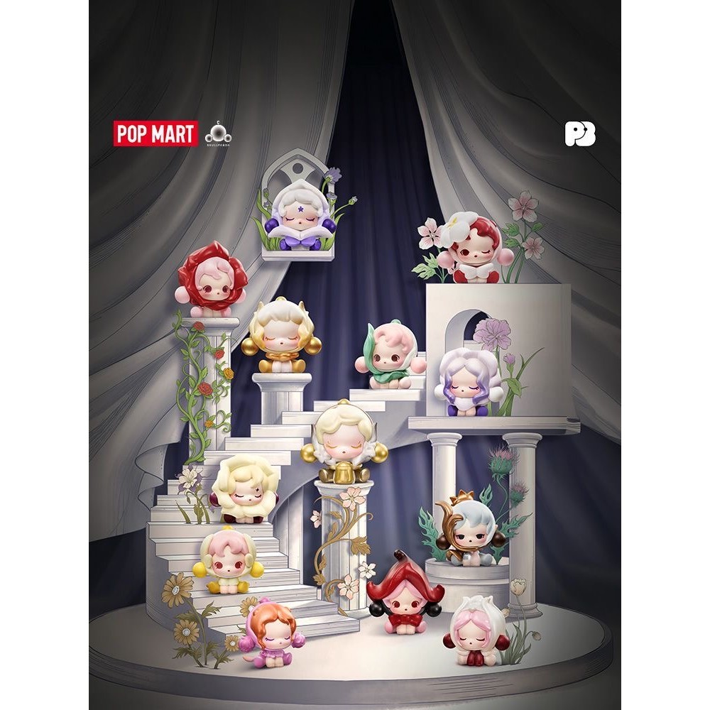 POPMART POPMART Cute Pellets SKULLPANDA Flower Four Scene Series Doll Gift