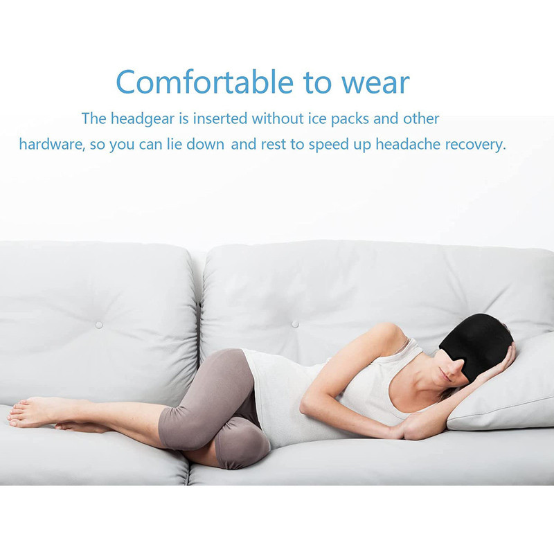 Cold Pack Gel Mask Ice Pack Gel Headgear ยืด Hot Ice Pack Sleeping Eye Mask Ice Pack Cap ขายส่ง