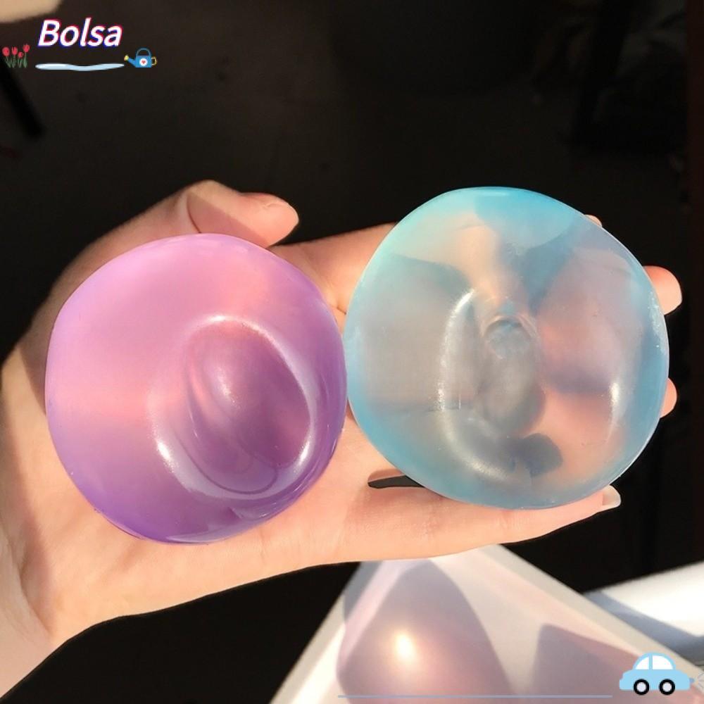 BOLSA ของเล่นบีบมอลโตส, ของเล่นเด้งช้าโปร่งใสจําลองนุ่ม, ความพลาสติกสร้างสรรค์ช้าจําลองประสาทสัมผัสอยู่ไม่สุขของเล่นสําหรับเด็กผู้ใหญ่