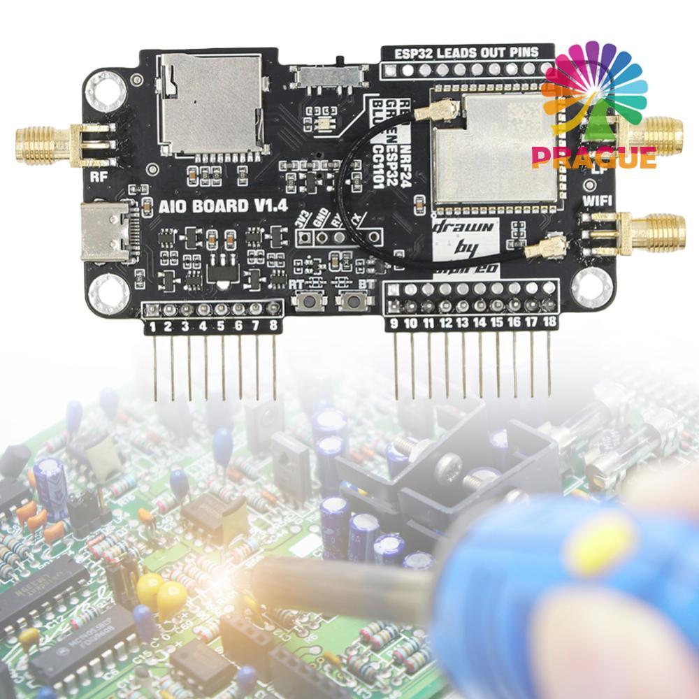สําหรับ Flipper Zero Multiboard 2.4G โมดูลขยาย 3 ใน 1 WiFi NRF24 + ESP32 ขยาย NRF Sniffer Mousejacke