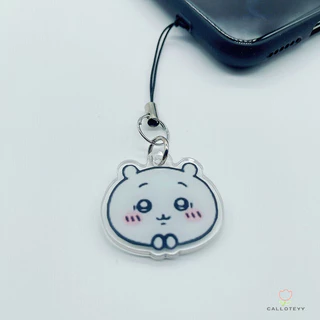 พวงกุญแจโทรศัพท์สไตล์การ์ตูนน่ารัก ทำจากอะคริลิค พวงกุญแจเคสโทรศัพท์แบบสร้างสรรค์ จี้ห้อยโทรศัพท์ -CY