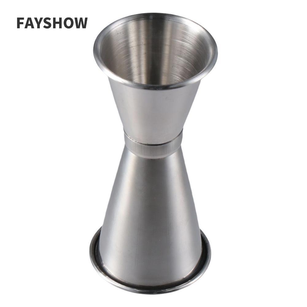 FAYSHOWTH Double Jigger, OZ/ML Shot Bar วัด Jigger, วัดวัดภายในบาร์สแตนเลส Jigger Home
