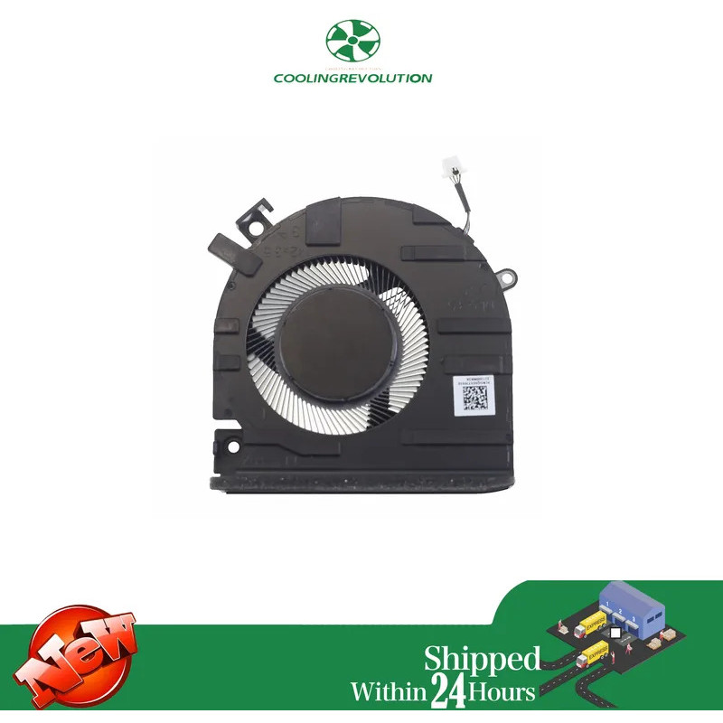 พัดลมระบายความร้อน CPU แล็ปท็อป 1 ชิ้น DFS5K22B056737 DC5V 0.5A 4-Pin สําหรับ HP 15-FA TPN-Q278 TPN-