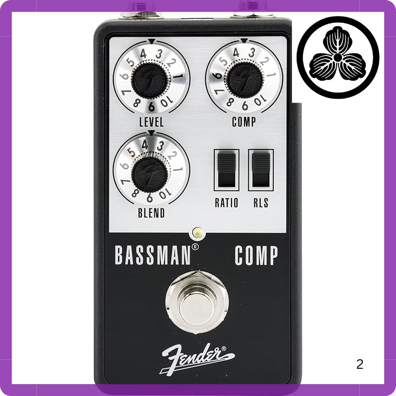 Fender Bassman Compressor Bass Effects Pedal