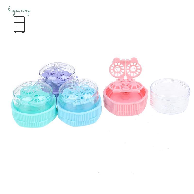 [BRN] 1X Portable Cleaner Case Box Manual Rotation Washer Cleaning Travel TH