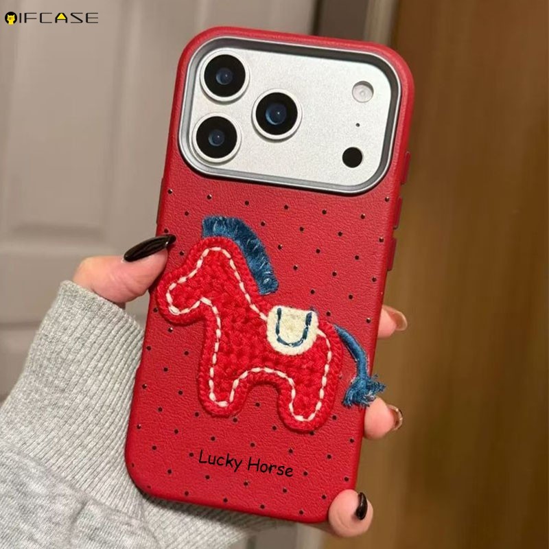 สําหรับRedmiหมายเหตุ15 14S 14 Pro 13 Pro Plus 13 Pro Plus 8 Pro RedmiNote15 5G 4Gเคสโทรศัพท์3DสเตอริโอPlushปุยเย็บปักถักร้อยม้าปีใหม่ฤดูหนาวน่ารักการ์ตูนนุ่มปลอกกรณีปก