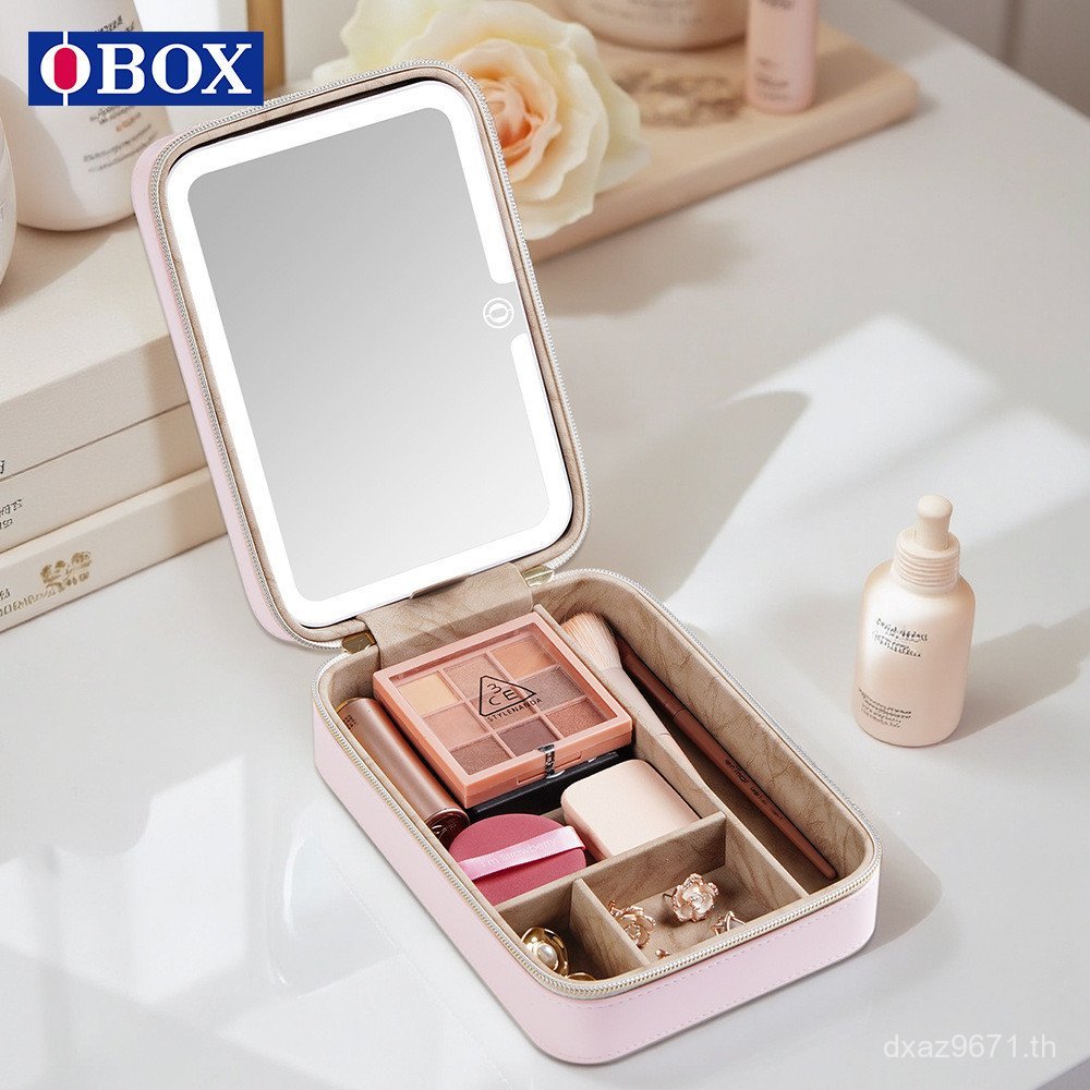 กระเป๋าเครื่องสําอางแต่งหน้าสไตล์ใหม่ Commuter แบบพกพาขนาดเล็ก OBOX High-End Liner Tote กระเป๋ากล่อง