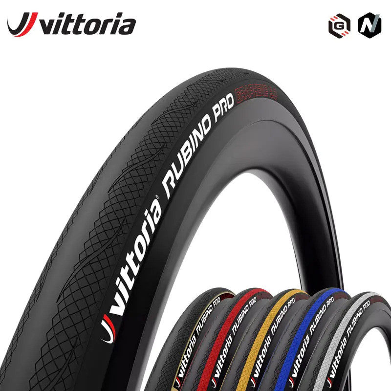 Vittoria Rubino Pro IV ยางจักรยานแบบพับได้ ขนาด 25-622, 28-622, 30-622 เทคโนโลยี Graphene 150TPI/Lay