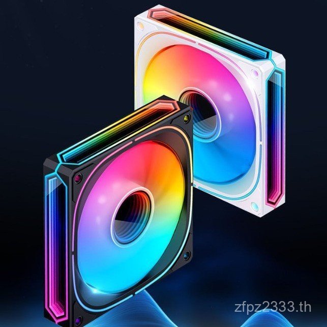 Light Cooling cpu12cm พัดลม FR-505ARGB Qiaosibo อุณหภูมิควบคุม Melaleuca pwm กระจก Water Cooling กระ
