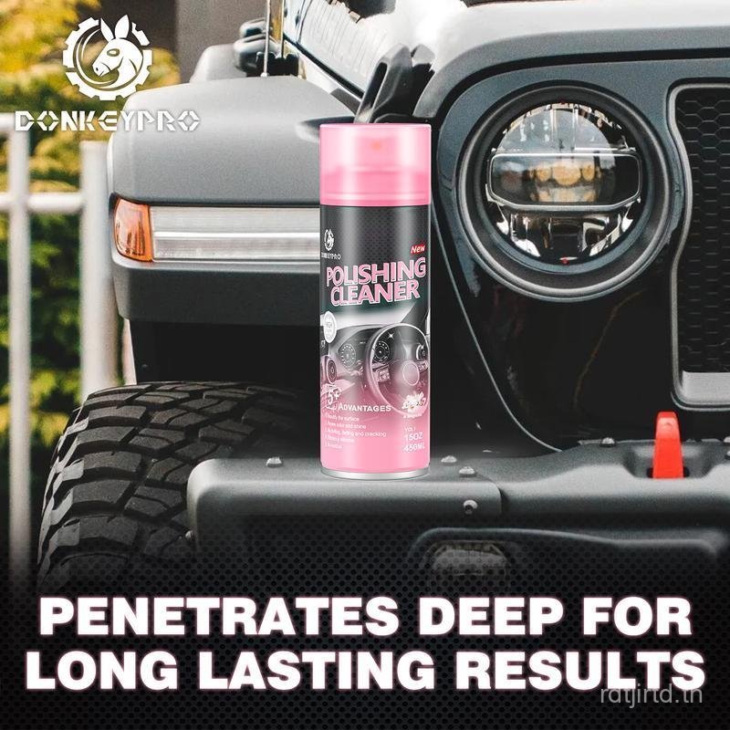 DONKEYPRO Car stuff Waterless Spray WaxInterior Care Cleaner 15OZ Detailer for Car Interiors & Exter