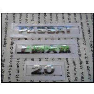 Shanghai Volkswagen 2.0/1.8T Passat B5 ควบคุมด้านหลังยี่ห้อด้านหลังรถ Mark ด้านหลัง Word Mark ด้านหล