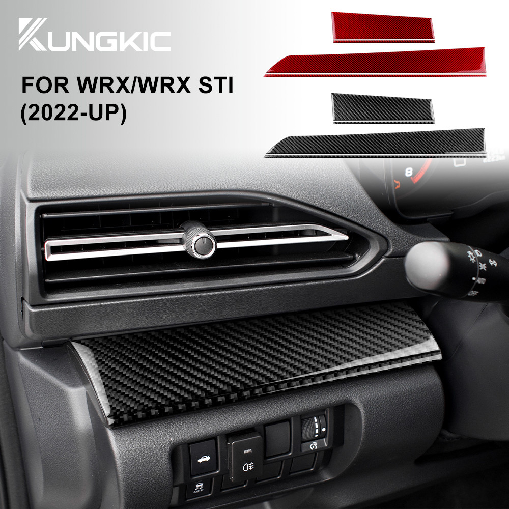 KUNGKIC สําหรับ Subaru WRX STI 2022-2025 Drivers Side Trim Strip คาร์บอนไฟเบอร์การปรับเปลี่ยนอุปกรณ์