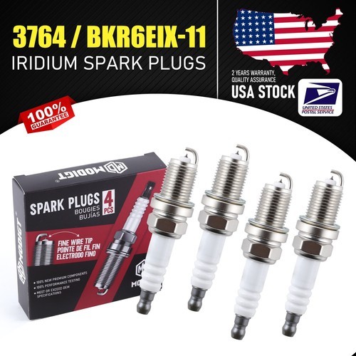 4Pcs Genuine Quality Spark Plugs For NGK 3764 BKR6EIX-11 Iridium IX BKR6EIX11 US