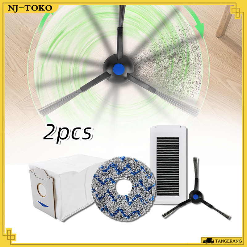 อุปกรณ์เสริมสูญญากาศหุ่นยนต์และอะไหล่สําหรับ Ecovacs Deebot N30 Pro / N30 Pro Omni / N30 Omni คุณภาพ