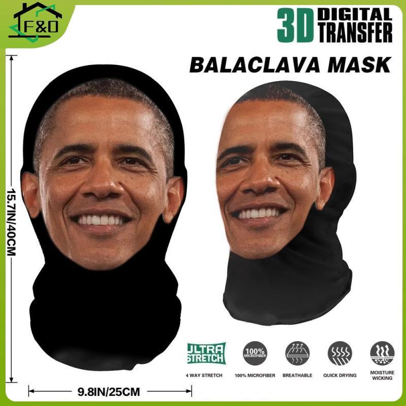 F&O 1 ชิ้นสําหรับ Ladygaga ผู้หญิงคอสเพลย์ Headdress Creative 3d พิมพ์ Full Face Mask Head Fit Elast