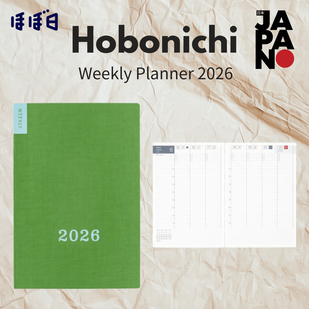Hobonichi Weekly Planner 2026 January Start Planner Accessories