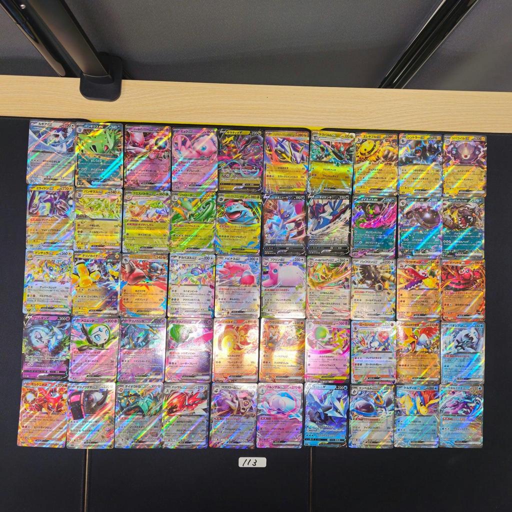 การ์ดโปเกมอน Japanese Pokemon Card lots of RR 50 SPB 113 Lugia Tyranitar SPB 113 bulk setของแท้จากญี