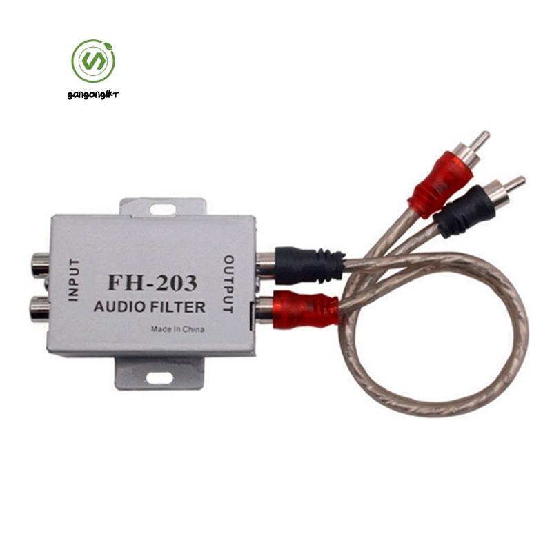 [gangong1kr]เครื่องขยายเสียง Isolator Noise Filter รถ Buzzing & Noise Filter Ground Noise Isolator ส