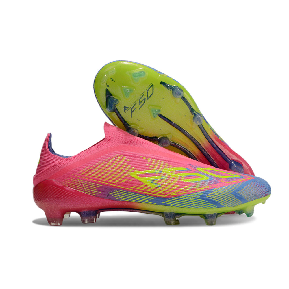 รองเท้าฟุตบอล Messi f50 Eliteknit ไซส์ 35-46 สี Yamal Pink พร้อมส่ง ทนทาน ไม่ลื่น